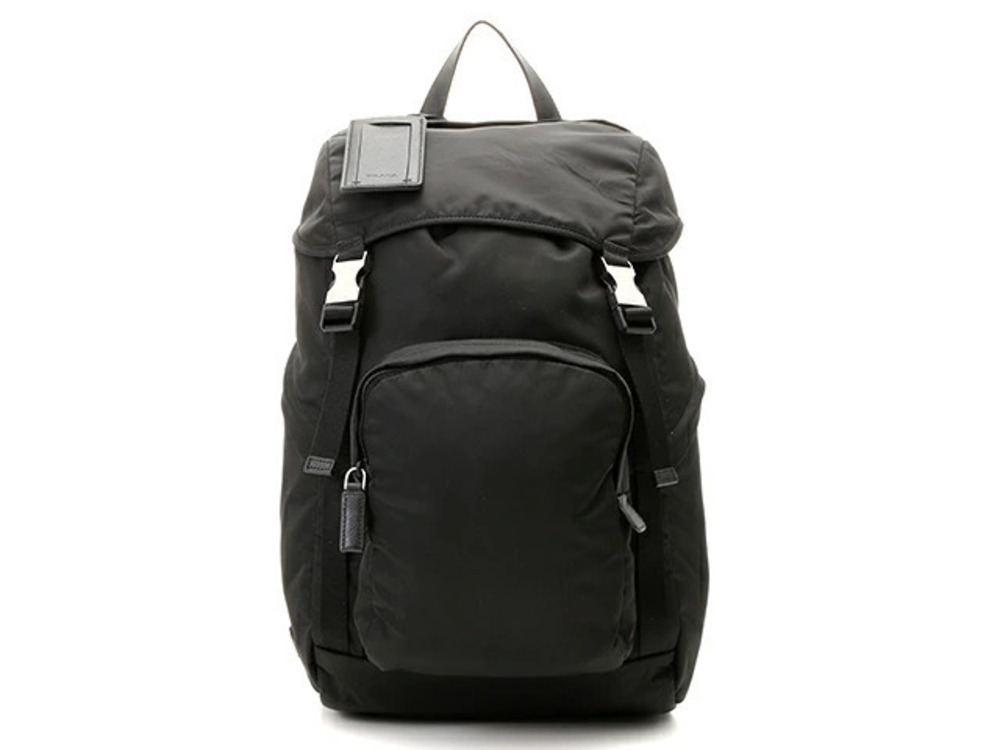 Prada Bag Backpack Black Saffiano